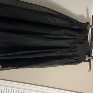 Black tule skirt